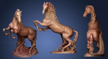 3D мадэль Бронзовый конь (STL)